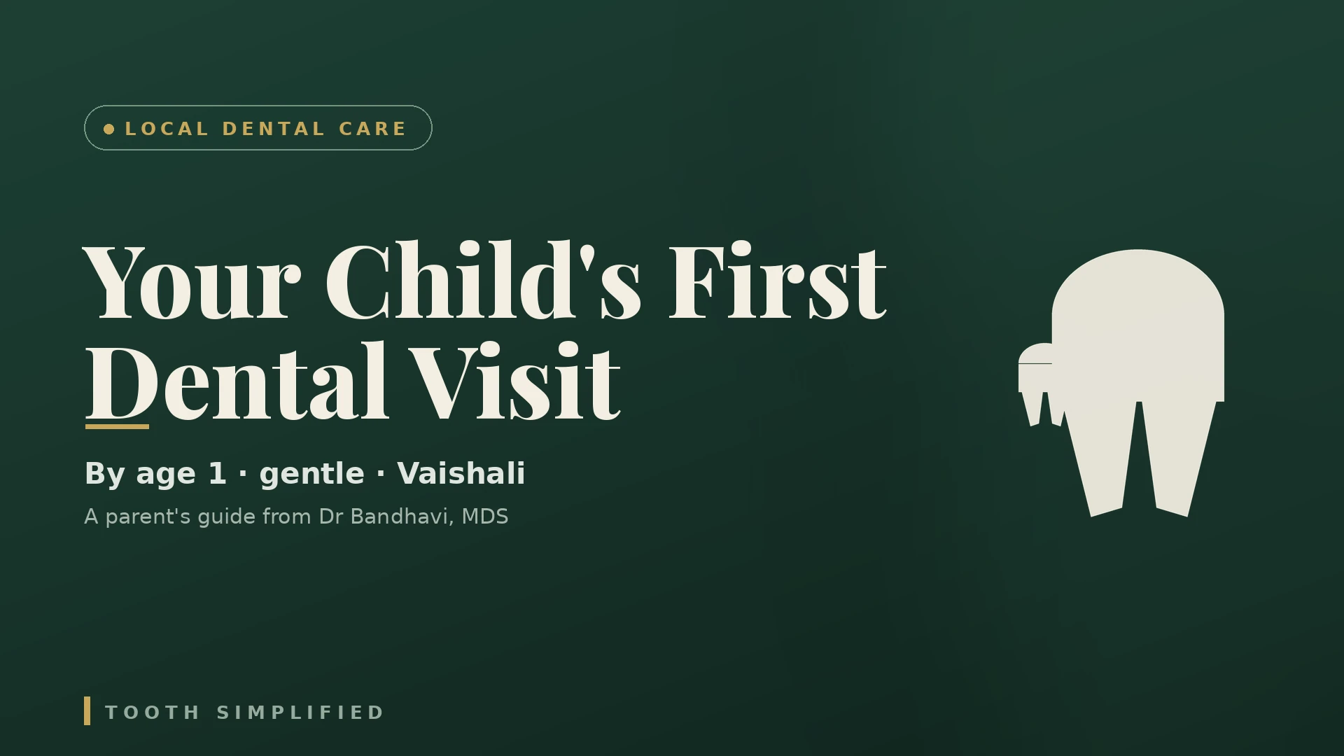 A child's first dental visit — pediatric dentistry in Vaishali, Ghaziabad