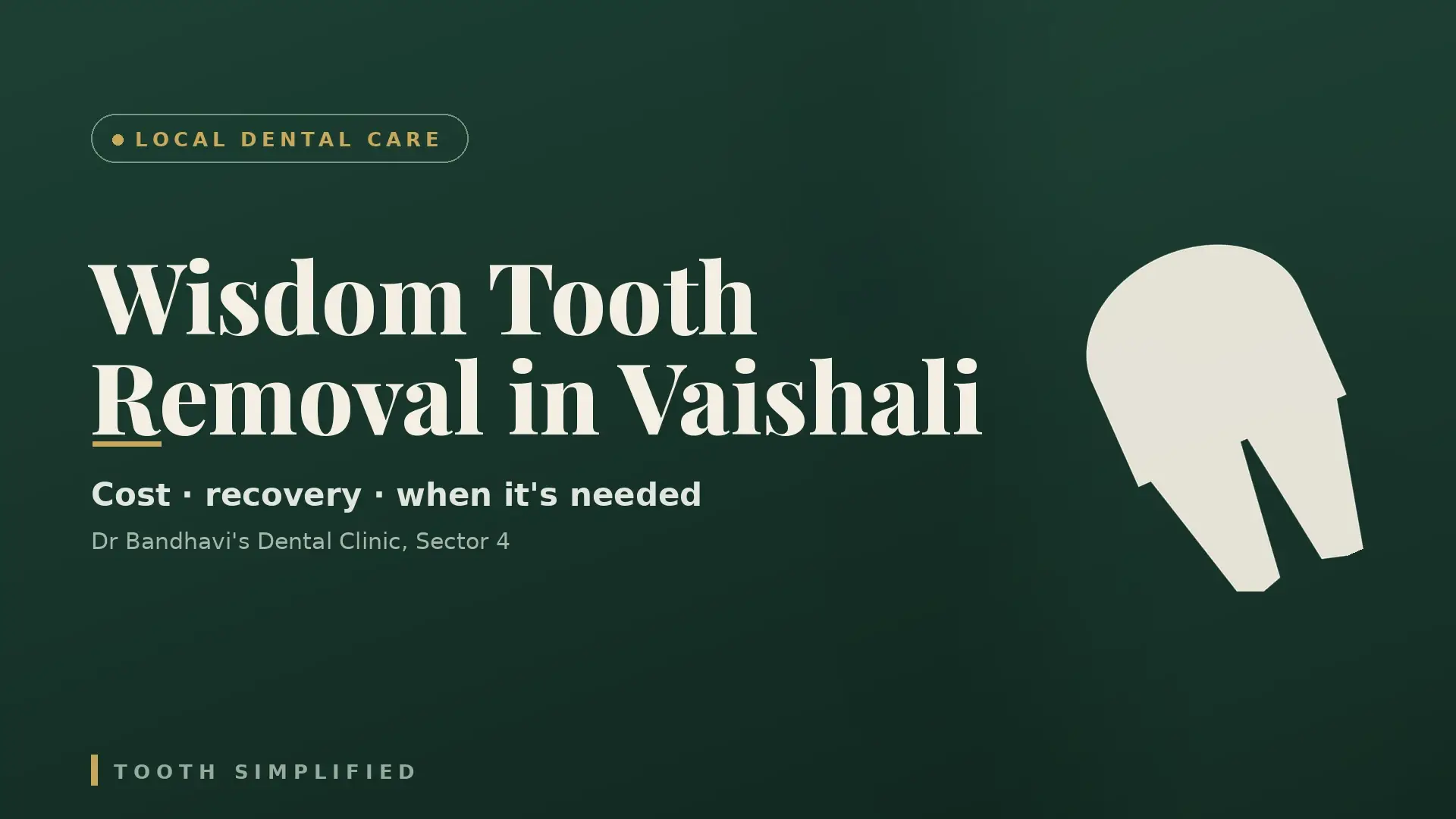 Wisdom tooth removal in Vaishali, Ghaziabad