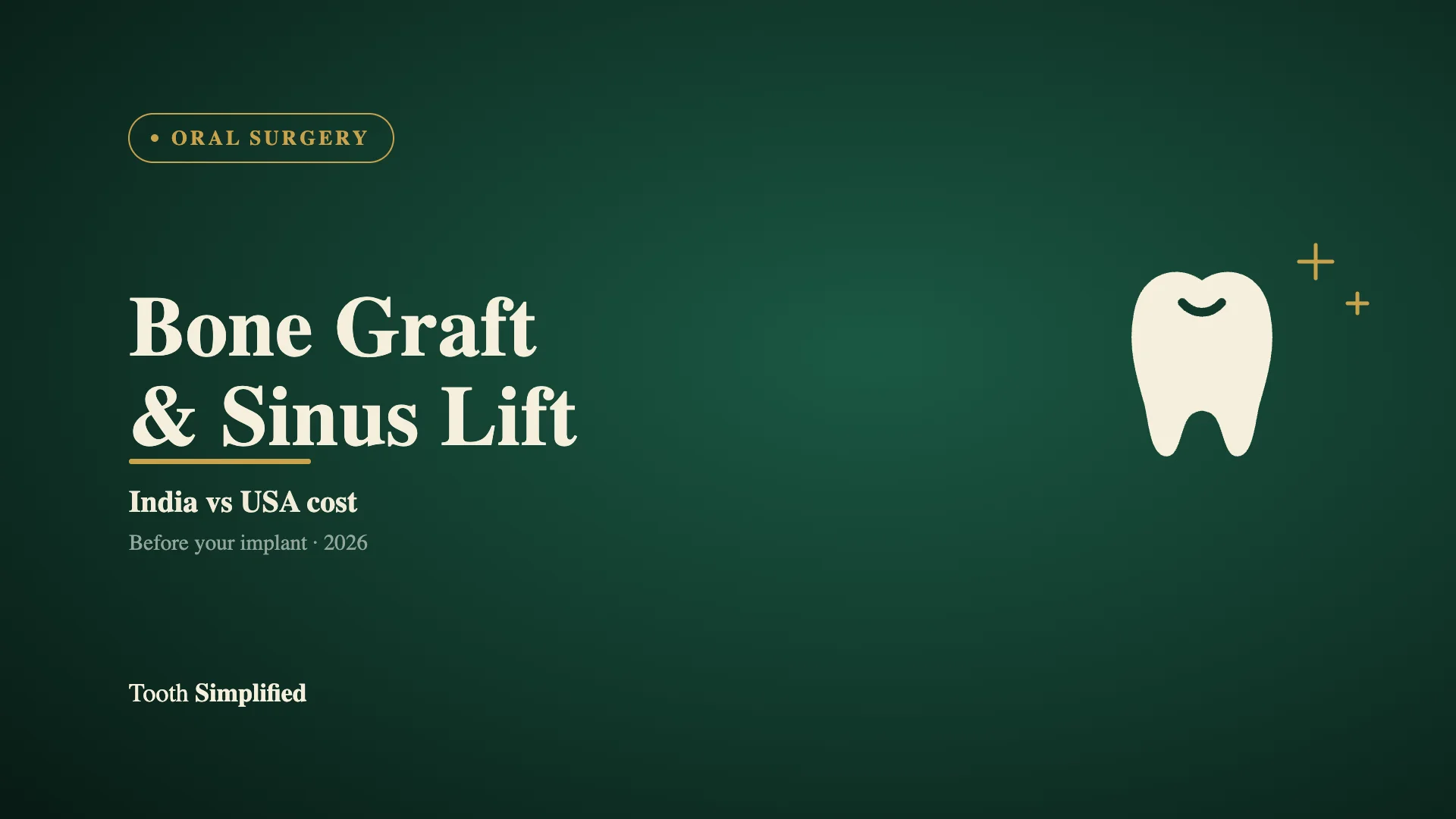 Bone Graft & Sinus Lift Cost: India vs USA (2026 Comparison)
