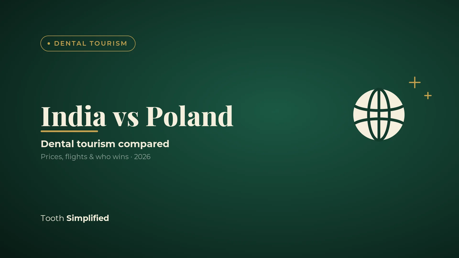 India vs Poland for Dental Tourism: Costs, Flights & Who Wins (2026)